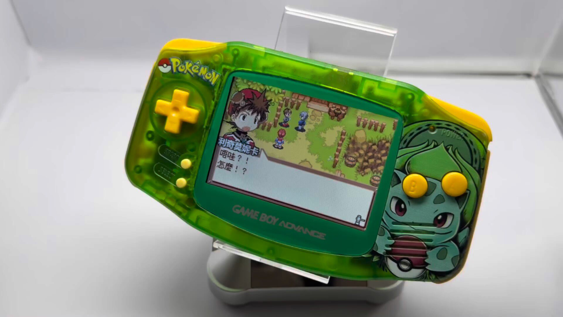 Retro Gaming Pokemon - Портативная консоль Pokemon Venusaur GBA, 3,2-дюймовый