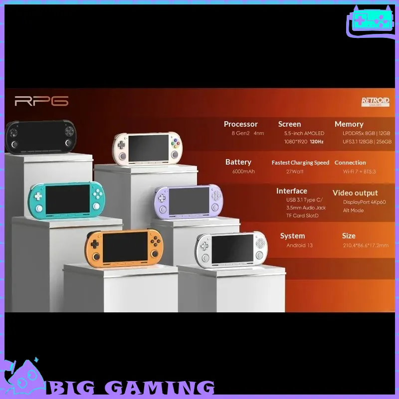 Retro Gaming Joystick - Игровая консоль Retroid Pocket G2 с