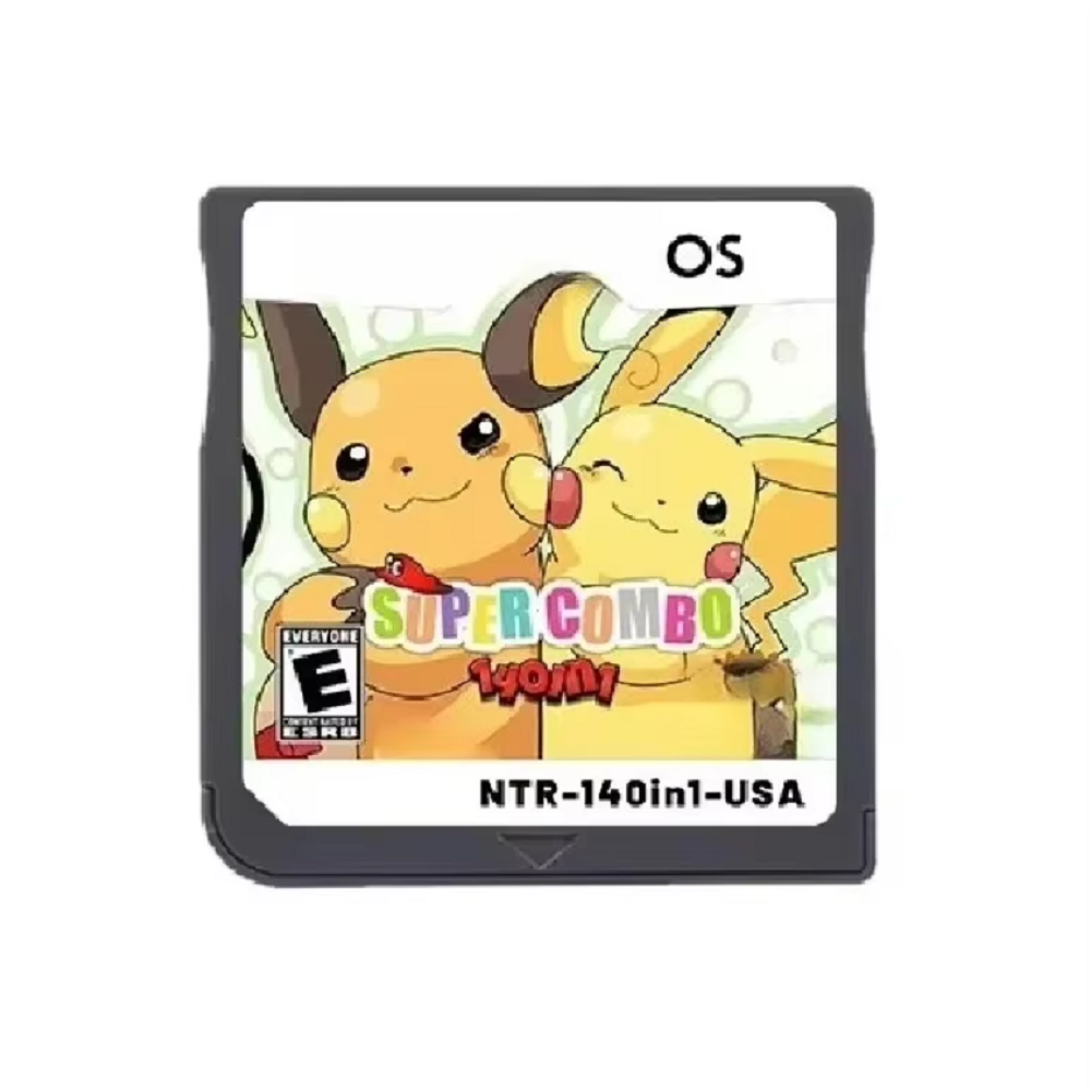 Retro Gaming Pokemon - Игровой картридж Pokemon 140-in-1 Super Combo