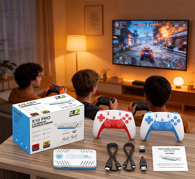 Retro Gaming For Tv - Портативная игровая консоль X10 PRO в