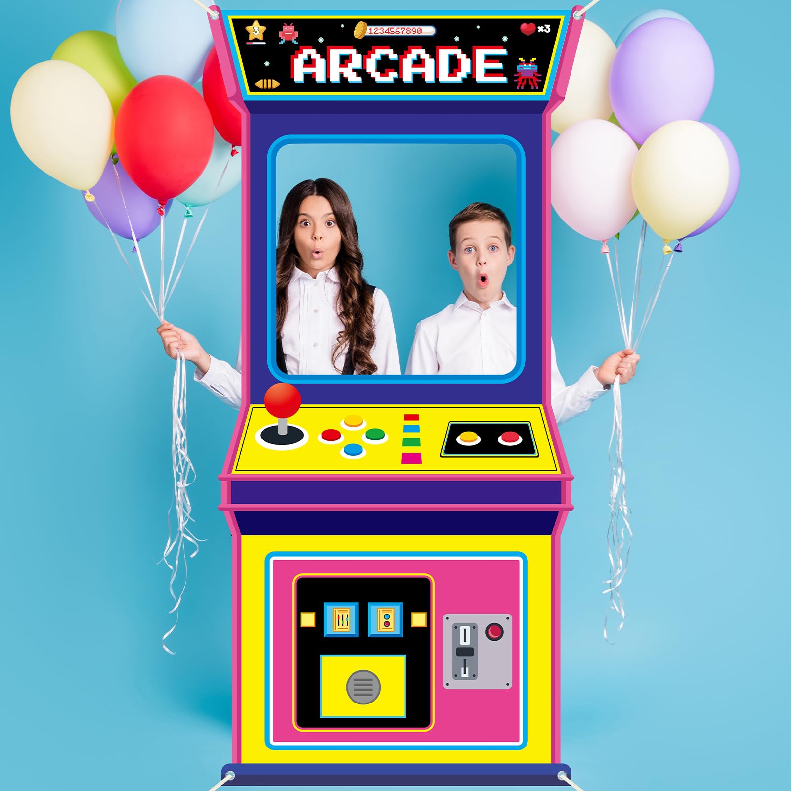 Ретро-фон для фото с видеоигра – обзор и цена Retro Gaming Banner