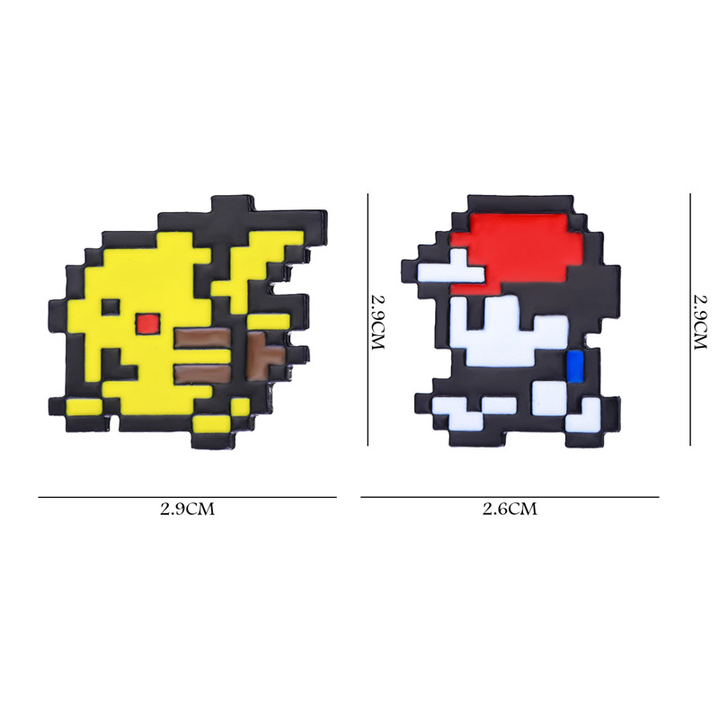 2 шт. ретро-значки с 8-битным  – обзор и цена Retro Gaming Pokemon
