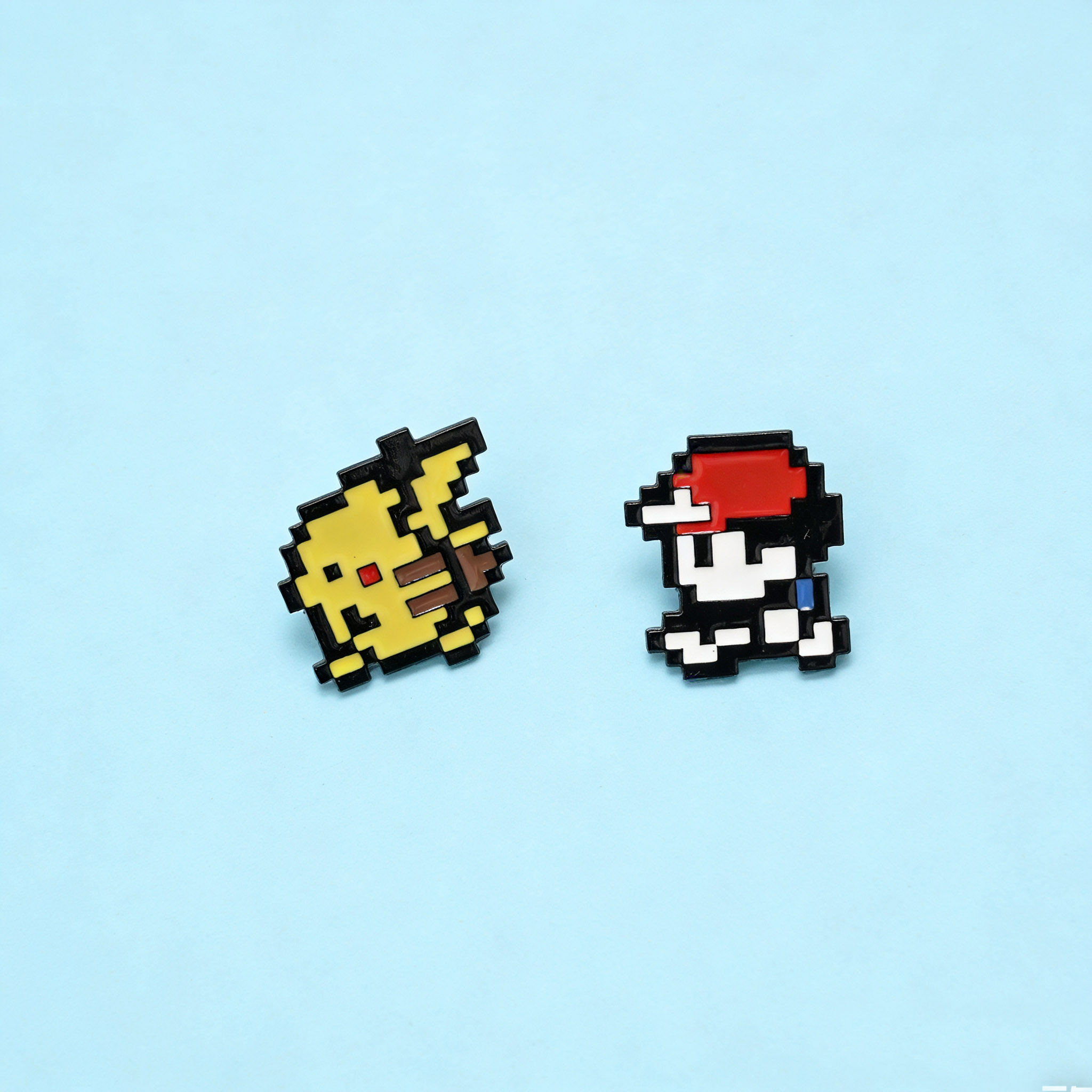 2 шт. ретро-значки с 8-битным  – обзор и цена Retro Gaming Pokemon