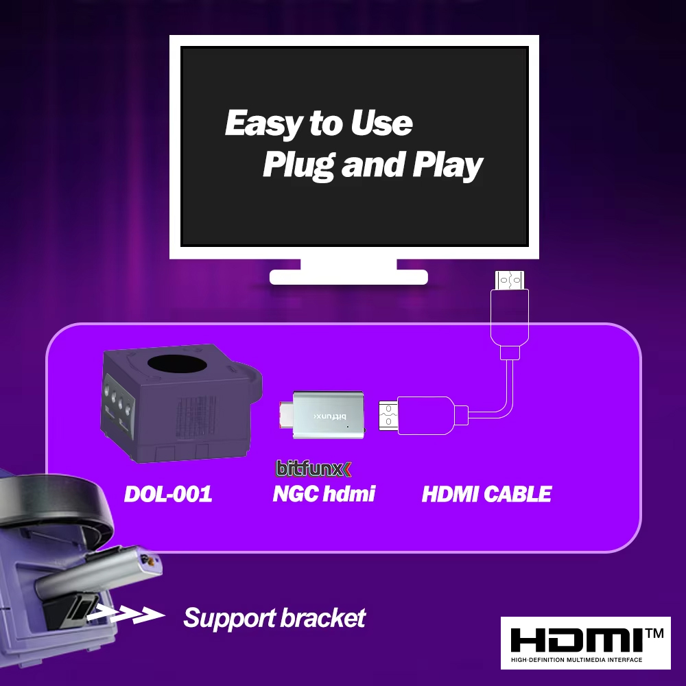 Bitfunx GC Видео HDMI ™   Адап – обзор и цена Retro Gaming Upscaler