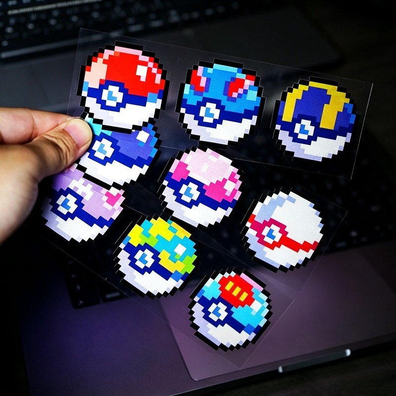 Ретро-пиксельные наклейки на п – обзор и цена Retro Gaming Pokemon