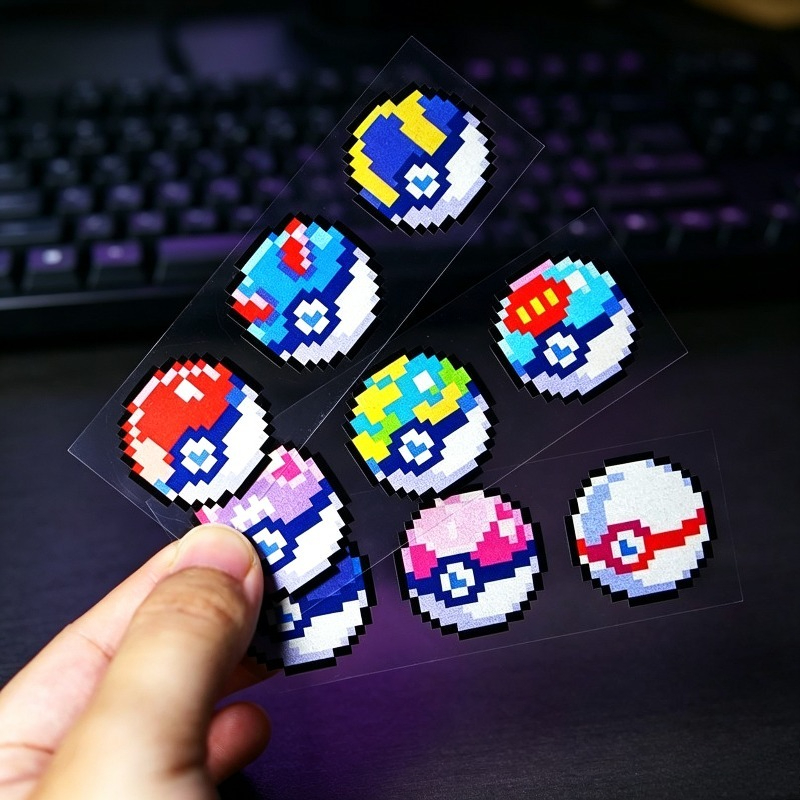 Ретро-пиксельные наклейки на п – обзор и цена Retro Gaming Pokemon
