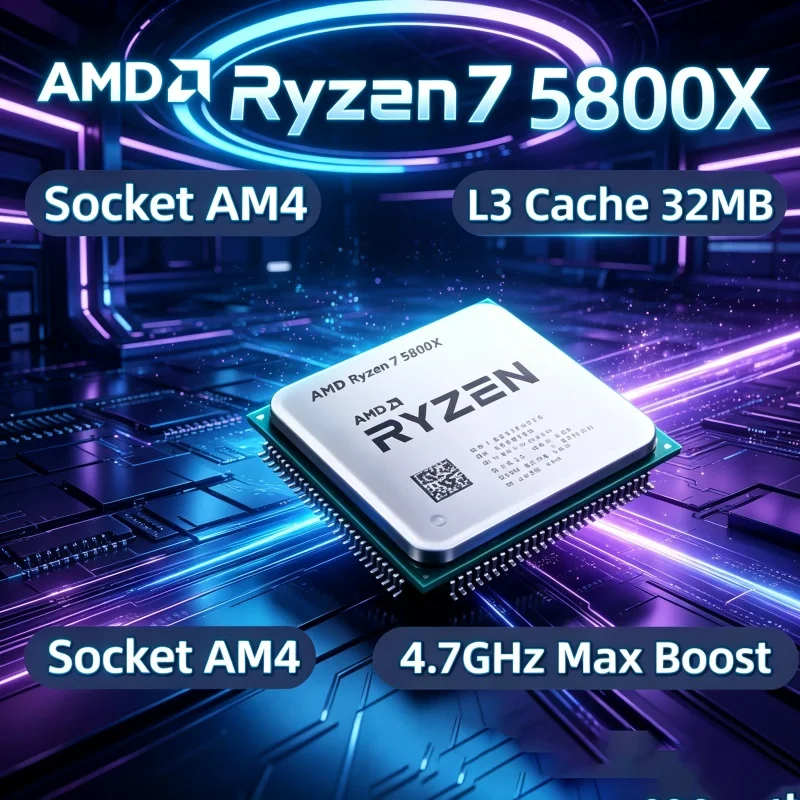Процессор AMD Ryzen 7 5800X дл – обзор и цена Amd Cpu Ryzen 7