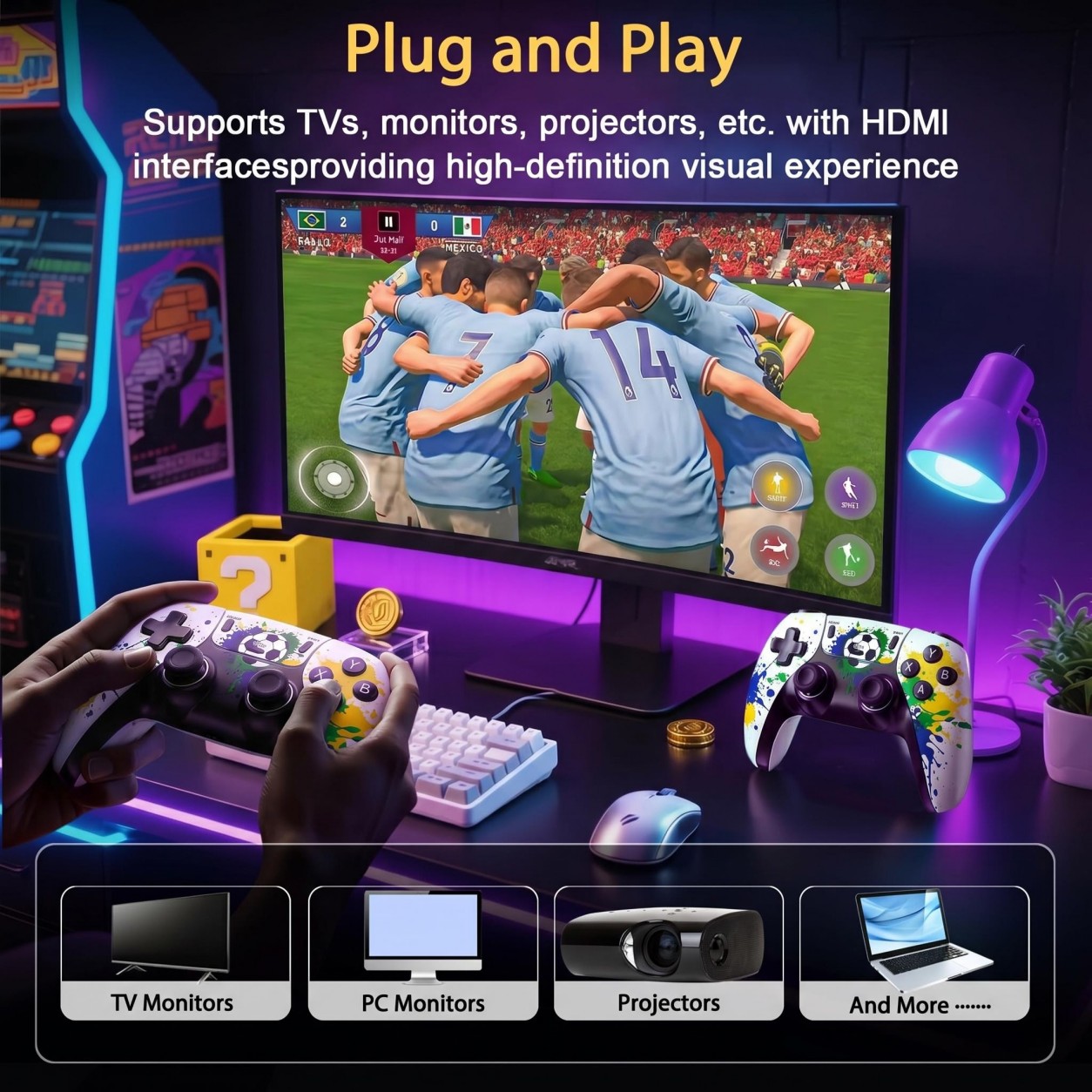 Беспроводной игровой контролле – обзор и цена Retro Gaming For Tv