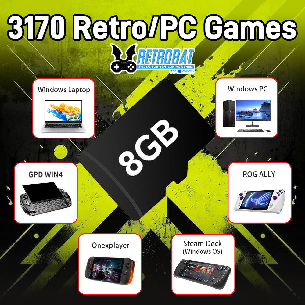 Игровая TF-карта 8 ГБ с 3170 R – обзор и цена Retro Gaming Os